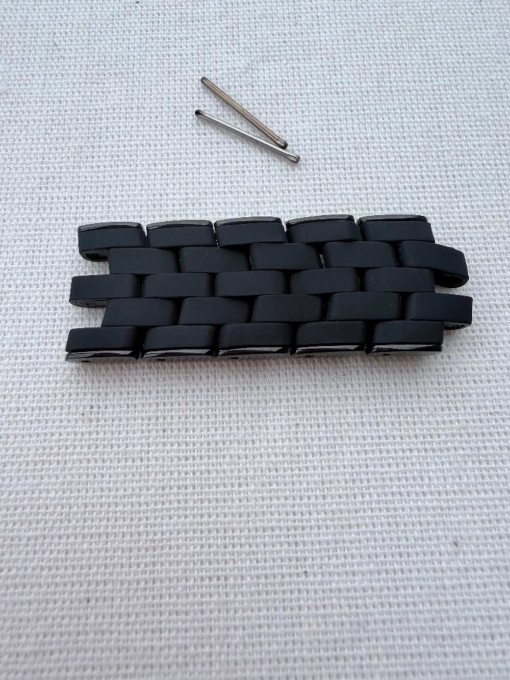 Michele Black Watch Links